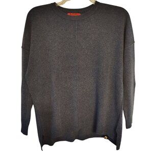 Catherine Malandrino Medium 100% Cashmere Sweater, Gray Blue Long Sleeve